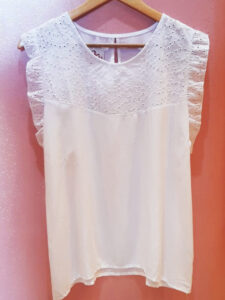 Remera s/manga, C. blanco