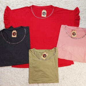 Remeras s.manga, colores varios, talles especiales