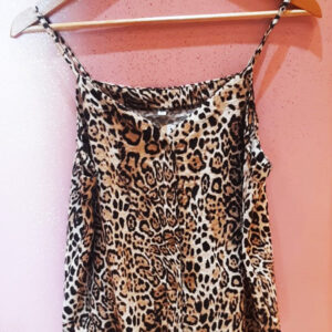 Top animal print, talle S